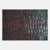 Feuille De Papier Cadeau Luxury Executive Monogram Premium Leather (Devant 2)