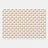 Feuille De Papier Cadeau Lyrical Acro Caractère Chaussures Danse Enseignant (Devant)