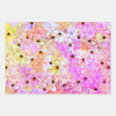 Feuille De Papier Cadeau Lys avec abeilles (Devant 3)