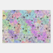 Feuille De Papier Cadeau Lys avec abeilles (Devant 2)