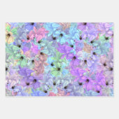 Feuille De Papier Cadeau Lys avec abeilles (Devant)