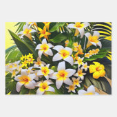 Feuille De Papier Cadeau Lys luxuriants en pleine floraison (Devant 3)