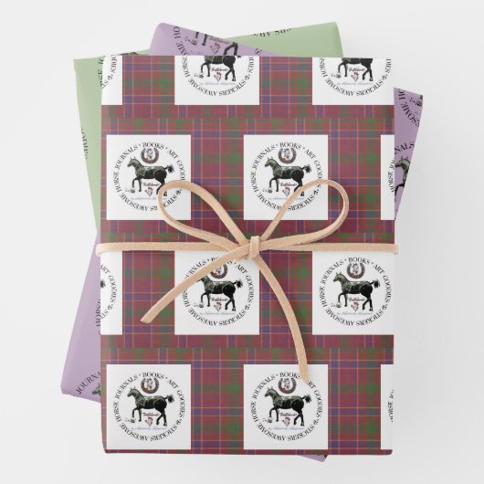 Feuille De Papier Cadeau ma marque (En situation)