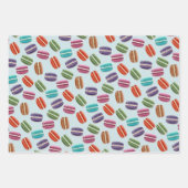 Feuille De Papier Cadeau Macarons et Motifs de Cupcakes (Devant 2)