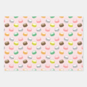Feuille De Papier Cadeau Macarons Sweet 16 anniversaire (Devant)