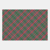 Feuille De Papier Cadeau MacCulloch Tartan Plaid Christmas (Devant 2)