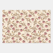 Feuille De Papier Cadeau Mad à propos du café (Devant 3)