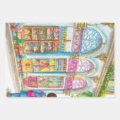 Feuille De Papier Cadeau Magasin de jouets à Paris aquarelle (Devant 2)