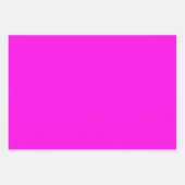 Feuille De Papier Cadeau  Magenta brillant (couleur solide)  (Devant 2)