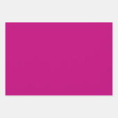 Feuille De Papier Cadeau Magenta (couleur solide)  (Devant 3)