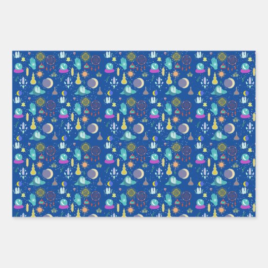 Feuille De Papier Cadeau Magie (Devant 3)