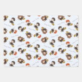 Feuille De Papier Cadeau Magique HARRY POTTER™ et Hogwarts (Devant)