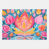 Feuille De Papier Cadeau Magnifique Diwali (Devant)