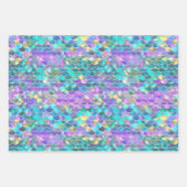 Feuille De Papier Cadeau Magnifique Queue de sirène (Devant 2)