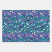 Feuille De Papier Cadeau Magnifique Queue de sirène (Devant)