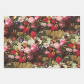 Feuille De Papier Cadeau Mah Jongg Egrets, Positano et Fleuresse (Devant 2)