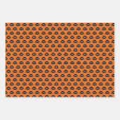 FEUILLE DE PAPIER CADEAU MAISON CHASSE, SKELETON DANSÉE ET ESPIDONS (Devant 2)