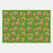 Feuille De Papier Cadeau Maison en pain d'épices et Noël pour hommes (Devant 2)