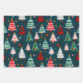 Feuille De Papier Cadeau Maison en pain d'épices Needlework Noël Fêtes (Devant 2)