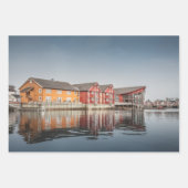 Feuille De Papier Cadeau Maisons peintes norvégiennes (Devant 3)