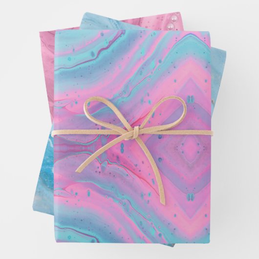 Feuille De Papier Cadeau Majestueux (En situation)