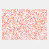 Feuille De Papier Cadeau Make My Daisy - Navy, Coral, Mocha (Devant 2)