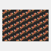 Feuille De Papier Cadeau Maman Papa Red Hearts Tattoo (Devant 3)