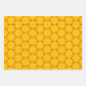 Feuille De Papier Cadeau Mandala céleste Sun Floral (Devant 3)