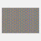 Feuille De Papier Cadeau Mandala céleste Sun Floral (Devant 2)