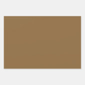 Feuille De Papier Cadeau Mandala Navy et Carré d'or (Devant 3)