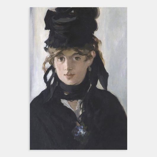 Feuille De Papier Cadeau Manet - Berthe Morisot with a bouquet of violets