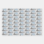 Feuille De Papier Cadeau Manhattan Nyc Liberty Statue (Devant 3)