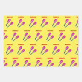 Feuille De Papier Cadeau Maracas (Devant)