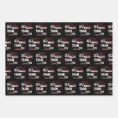 Feuille De Papier Cadeau Marathon - 26.2 en formation Abstraite (Devant)