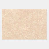 Feuille De Papier Cadeau Marbre beige Terrazzo Texture (Devant 2)