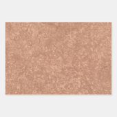Feuille De Papier Cadeau Marbre beige Terrazzo Texture (Devant 2)