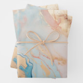 Feuille De Papier Cadeau Marbre Crépuscule (En situation)