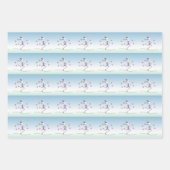 Feuille De Papier Cadeau Marchande de Noël © (Devant 2)