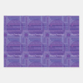 Feuille De Papier Cadeau Mardi Gras Happy Days Wrapping Paper (Devant)