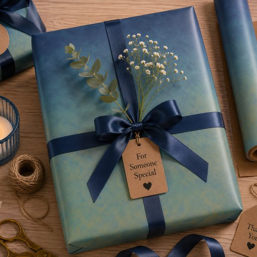 Feuille De Papier Cadeau Marées de Crépuscule