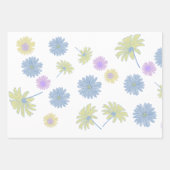 Feuille De Papier Cadeau Marguerites délicates (Devant 2)