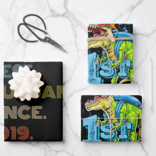 Feuille De Papier Cadeau Mariage Anniversaire Meilleur Mari Depuis 2019