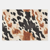 Feuille De Papier Cadeau Mariage Brown à la crème (Devant 3)