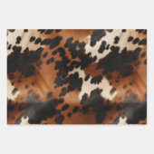 Feuille De Papier Cadeau Mariage Brown à la crème (Devant 2)