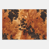 Feuille De Papier Cadeau Mariage Brown à la crème (Devant)