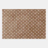 Feuille De Papier Cadeau Mariage Brown beige floral (Devant 2)