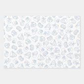 Feuille De Papier Cadeau Mariage Champêtre Frais Émis sur le Marché Vert (Devant 3)