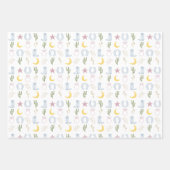 Feuille De Papier Cadeau Mariage Cowgirl Sud-Ouest (Devant 2)