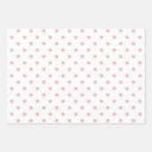 Feuille De Papier Cadeau Mariage de dentelle fleurie et or (Devant 3)