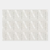 Feuille De Papier Cadeau Mariage de mariée et de chambre (Devant 3)